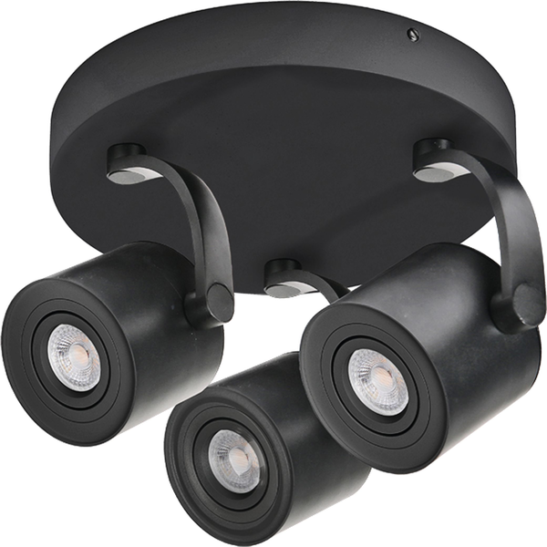 Lampa sufitowa Azzardo Spot sufitowy czarny AZzardo Bross Arm 3 Round AZ3505