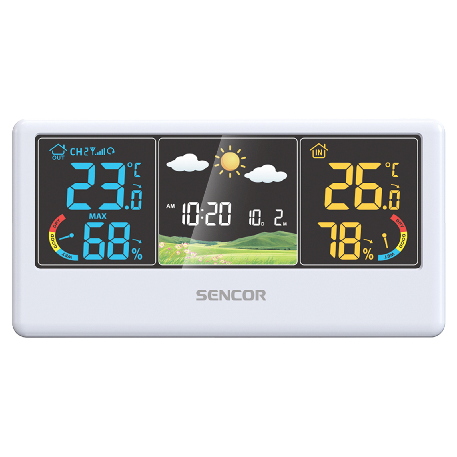 Sencor SWS 4100 W LCD Időjárás állomás (SWS 4100 W)