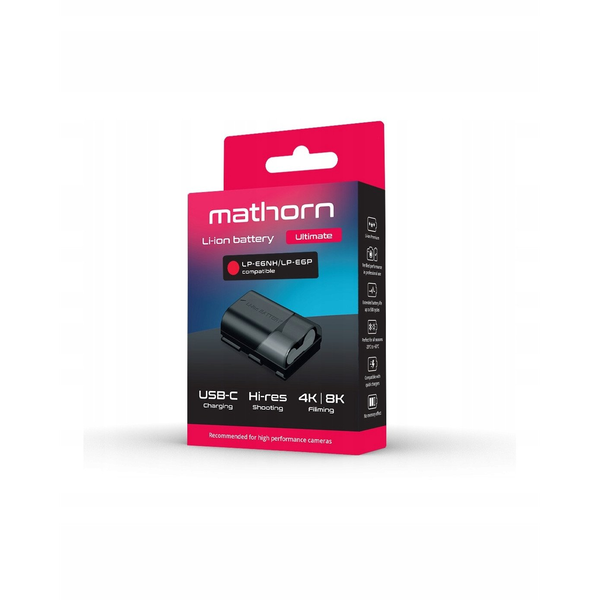 Bateria Mathorn MB-204 Ultimate 2600mAh USB-C zamiennik LP-E6NH/E6P