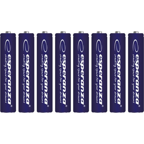Esperanza AAA Alkáli Elem 8db/csomag (EZB104)