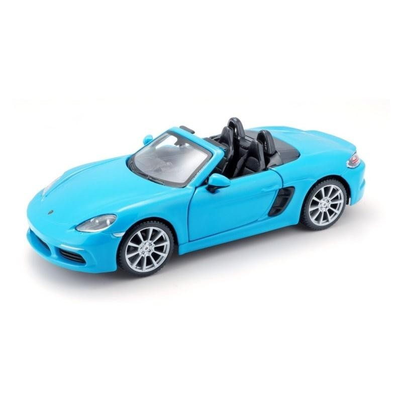 Bburago Porsche 718 Boxster autó fém modell (1:24) (18-21087BL)