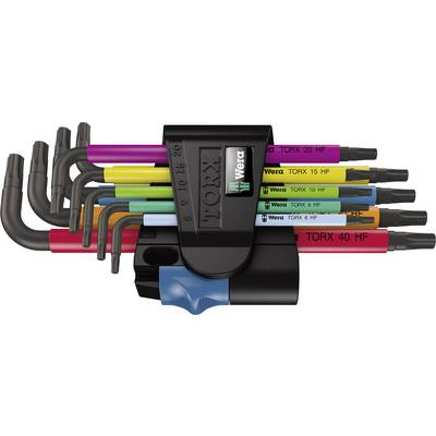 TORX Hajlított csavarhúzó készlet 9 részes Wera Multicolour (05024179001)
