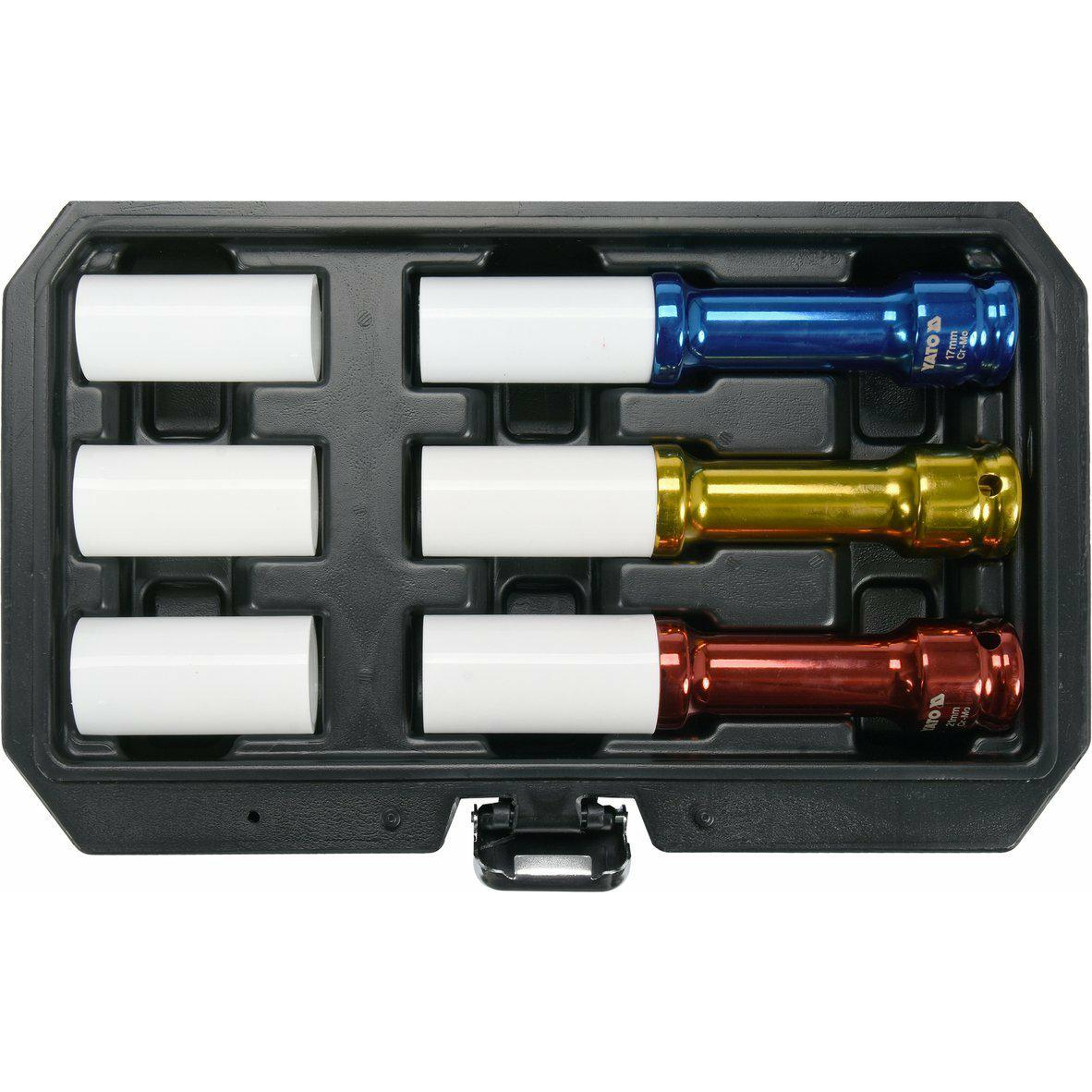 YATO Dugókulcs készlet könnyűfém felnikhez 6 részes 1/2