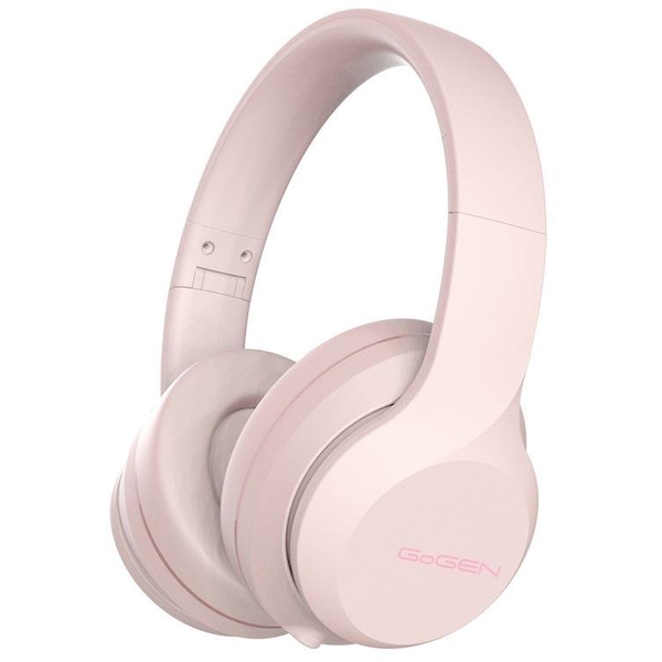 GoGen Sluchátka přes uši bezdrátová bluetooth Gogen HBTM45P růžová