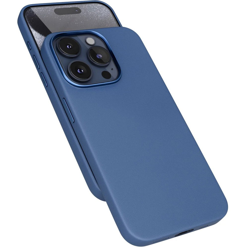 Epico Mag+ iPhone 16 Pro Max kék bőr tok (91110131600001)