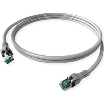 Easylan CPP1OAAAAA0010 RJ45 Hálózati kábel, patchkábel CAT 6A S/FTP 1 m Szürke 1 db (21.15.2451)