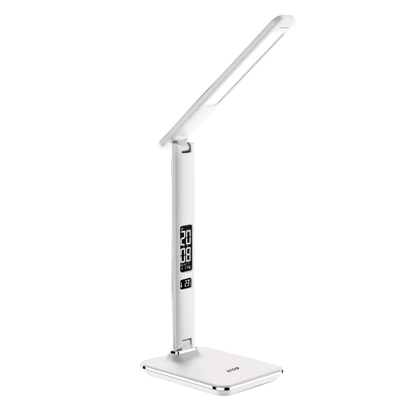 Avide LED asztali lámpa irodai bőrhatású naptár fehér 6W (ABLDL-OLC-6W-WH)