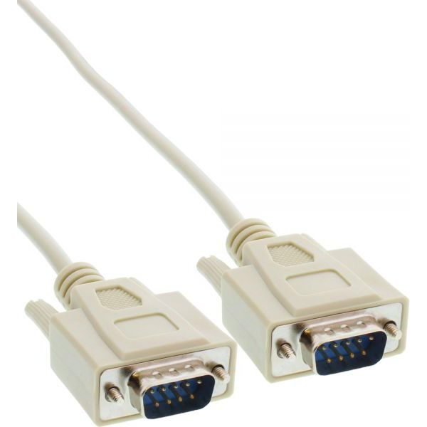 InLine 12215 cavo seriale Beige male 9pin Sub D