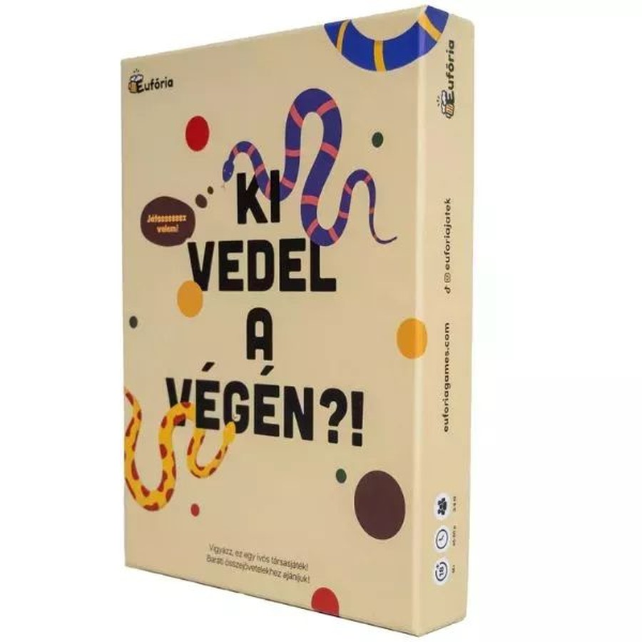 Eufória Ki vedel a végén?! Party társasjáték (5999861962051)