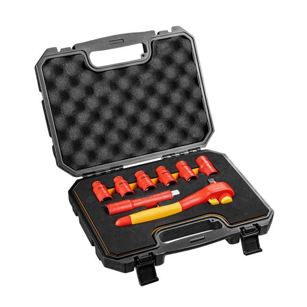 NEO Tools 01-307 Комплект изолирани гаечни ключове, 1/2", 1000V, 8 бр.