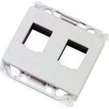 Lanview LVN126160 Placca copripresa e copri interruttori Bianco