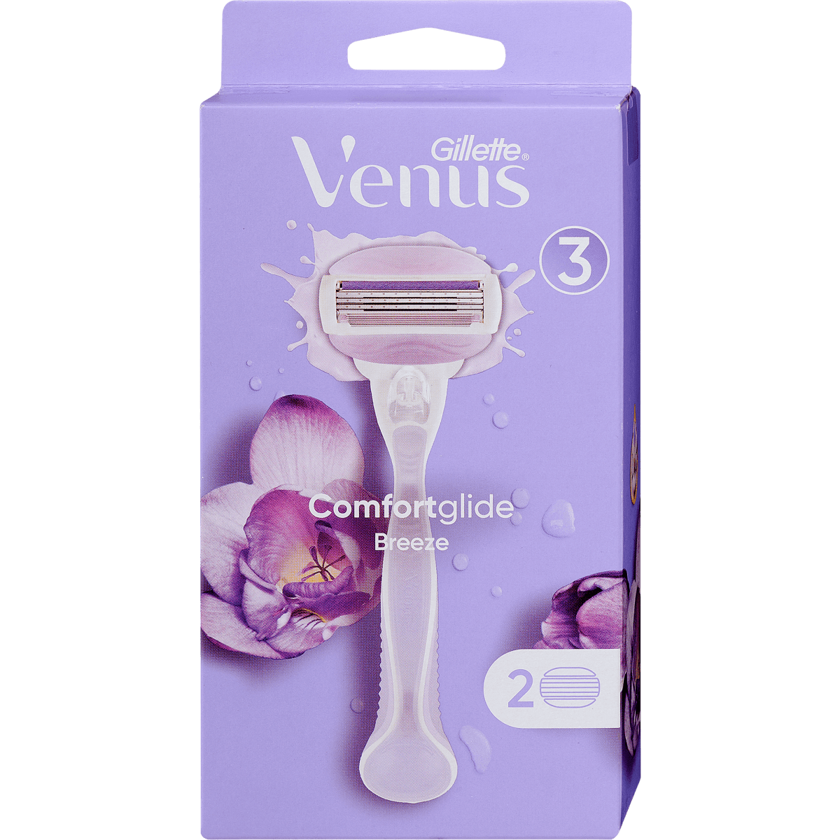 Gillette Venus ComfortGlide Breeze női borotva + 2db borotvabetét (7702018886166) (7702018886166)