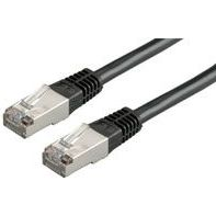 Roline 21.15.0155 RJ45 omrežni kabel\, Patch kabel CAT 5e F/UTP 3.00 m črna  1 kos