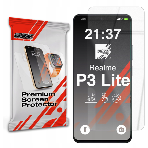 Szkło hybrydowe GrizzGlass HybridGlass do Realme P3 Lite
