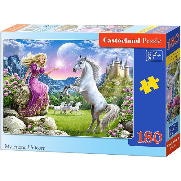 Castorland Barátom az unikornis puzzle 180db-os (B-018024)
