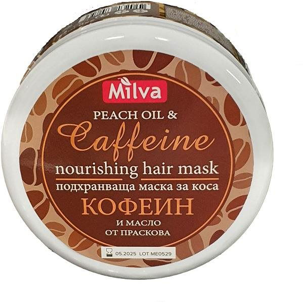MILVA Tápláló hajpakolás koffeinnel