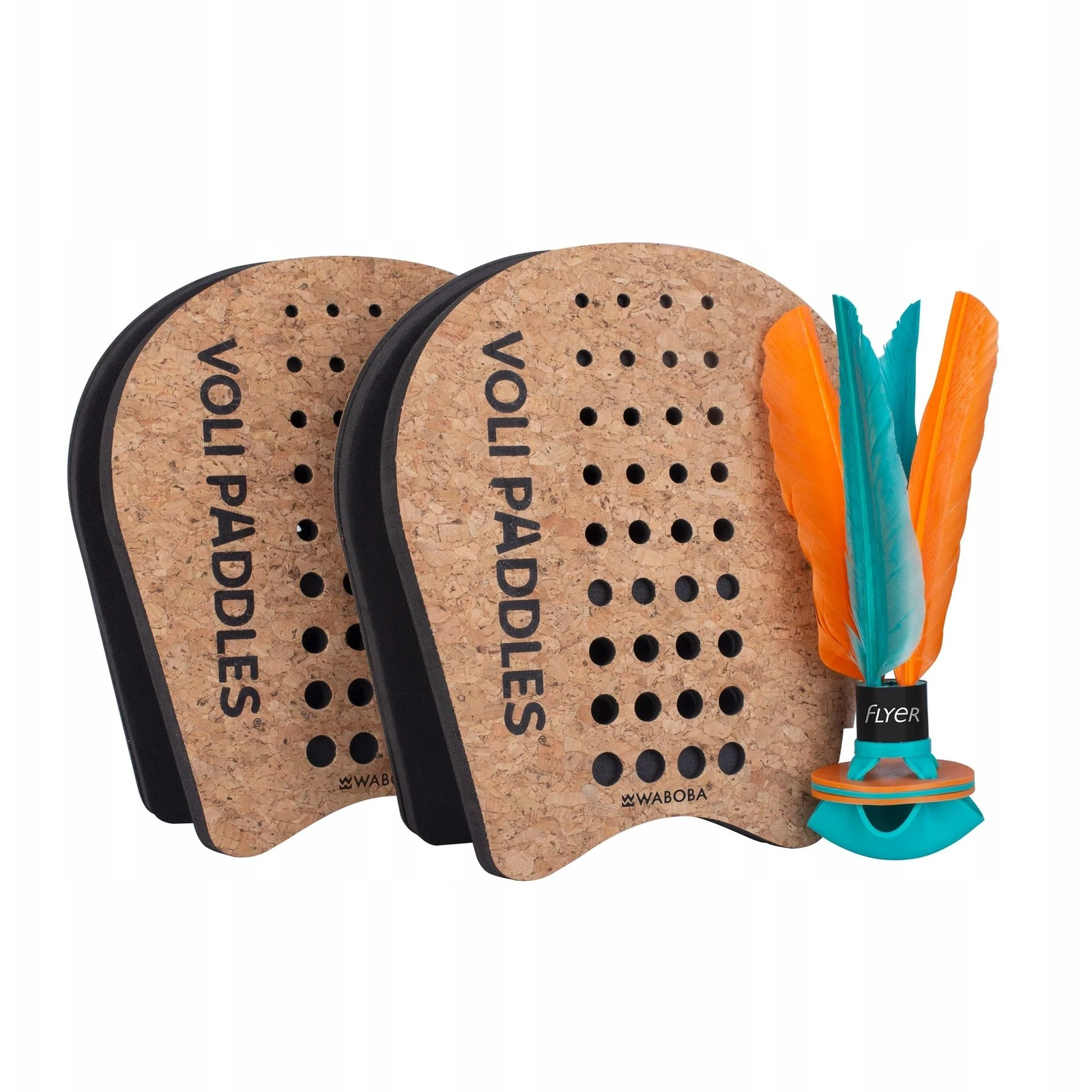 Waboba Voli ügességi játék 2x kézi ütő 1x tollas