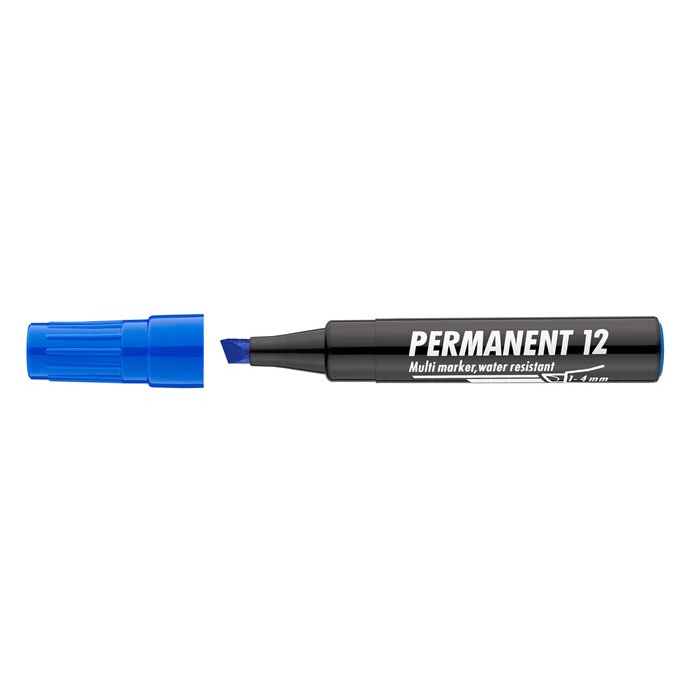 ICO Permanent 12 1-4mm Alkoholos marker - Kék (9580008006)