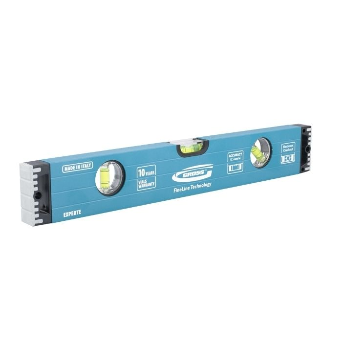 Gross 400mm professional alu vízmérték megerősített, ütésálló recézett (34324) (34324)