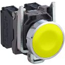 Schneider Electric XB4BA51 elektrisk afbryder Trykknapkontakt Gul