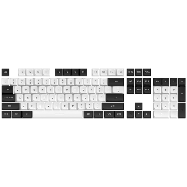 Redragon A132 PBT Doubleshot Mechanikus Billentyűzet gomb készlet (150 db / csomag)