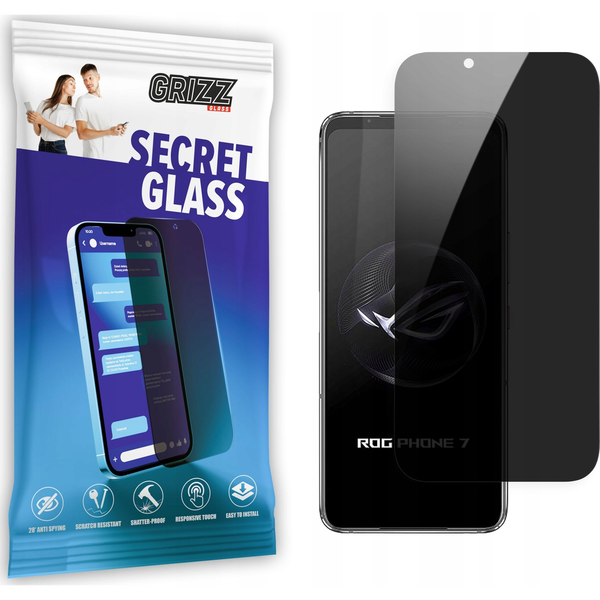  GrizzGlass Szkło prywatyzujące GrizzGlass SecretGlass do Asus ROG Phone 7 Ultimate