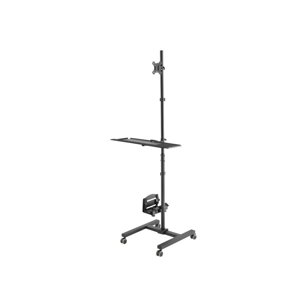 Digitus DA-90374 Mobile Workstation With Individual Height Adjustment Black (DA-90374)