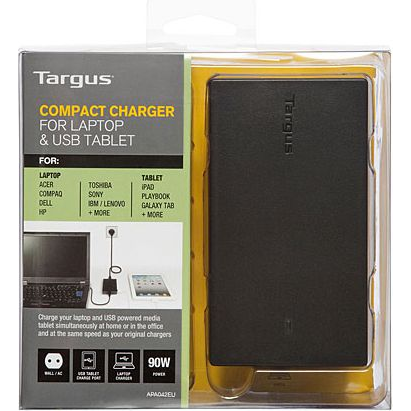 Targus APA042EU захранващ адаптор и инвертор Черен