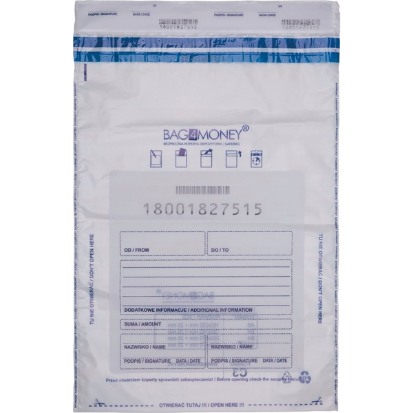  Office Products Koperta bezpieczna OFFICE PRODUCTS, C3, 330x470mm, 50szt., transparentna