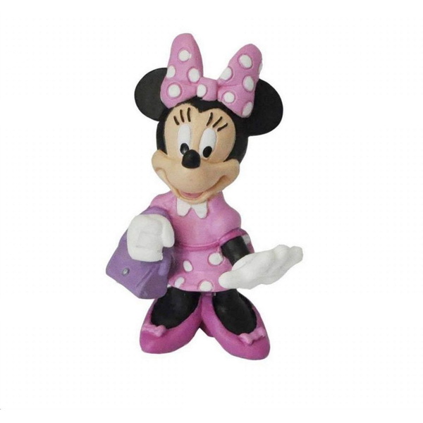 Bullyland Minnie egér kézitáskával játékfigura (15328B)