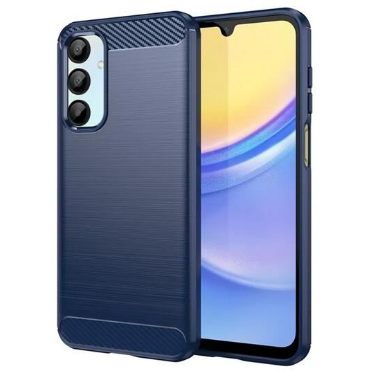 Gigapack Samsung Galaxy A16 4G (SM-A165) szálcsiszolt, karbon mintás tok sötétkék (GP-161669) (GP-161669)