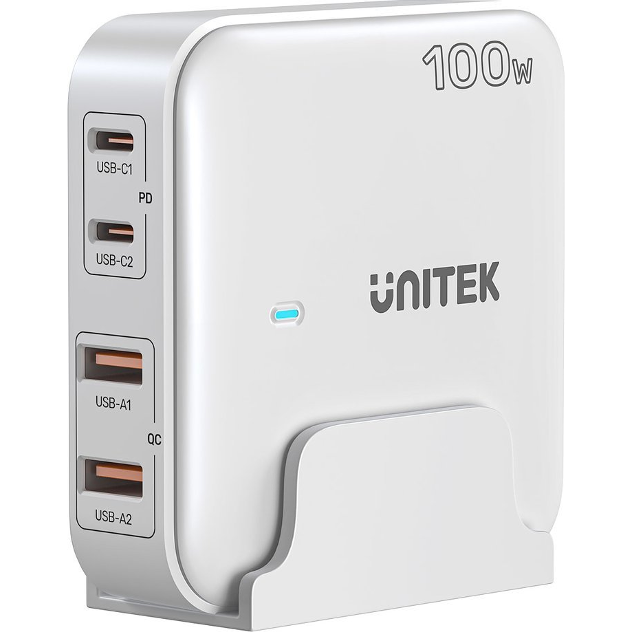 UNITEK P1229AWH01-EU mobiltelefon töltő Univerzális Fehér Váltakozó áram Gyorstöltés Beltéri (P1229AWH01-EU)