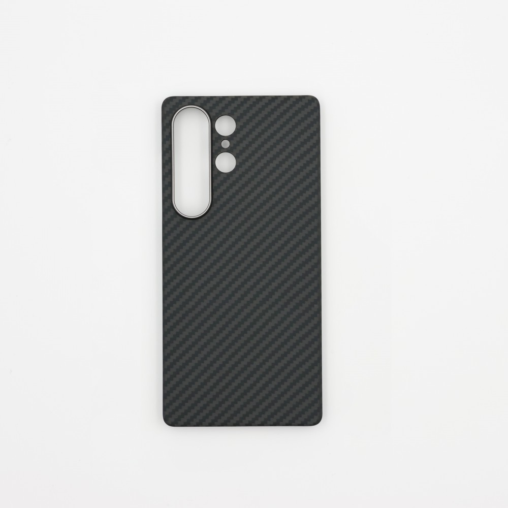 Aramid mágneses karbon tok, Samsung S25 Ultra, Fekete (CEL-CARBM-S25U-BK)