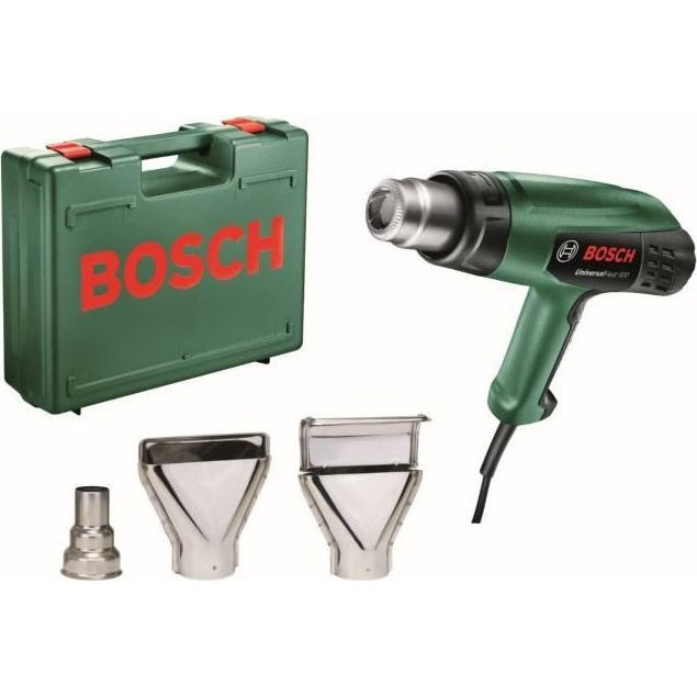 Bosch Universal Heat 600 Hőlégfúvó + Tartozékok Kofferben - 1800W (S7109230)