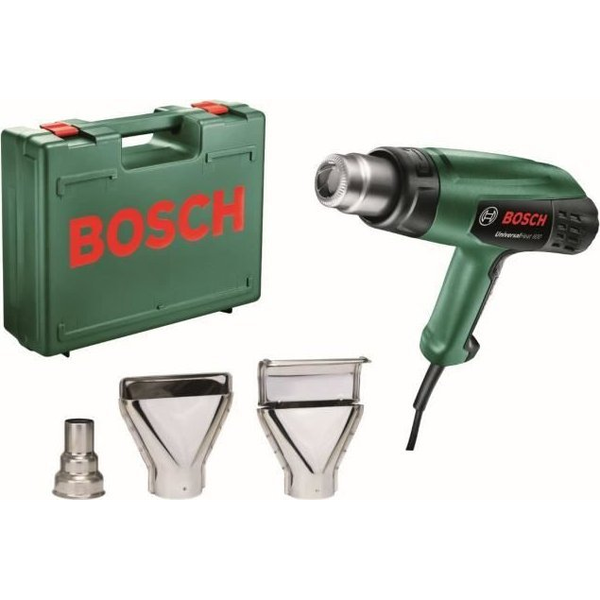 Bosch Universal Heat 600 Hőlégfúvó + Tartozékok Kofferben - 1800W