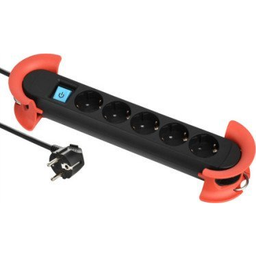 Bachmann 500100 Hálózati elosztó Fekete 1 db (500100)