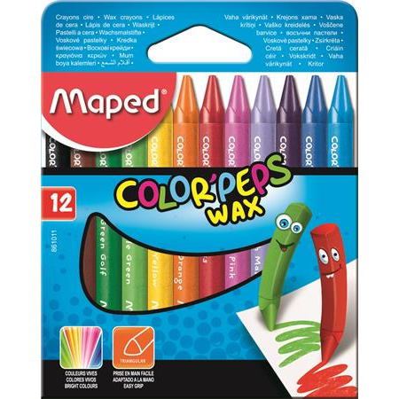 Maped Color'Peps Wax Zsírkréta - Vegyes (12 db) (861011)