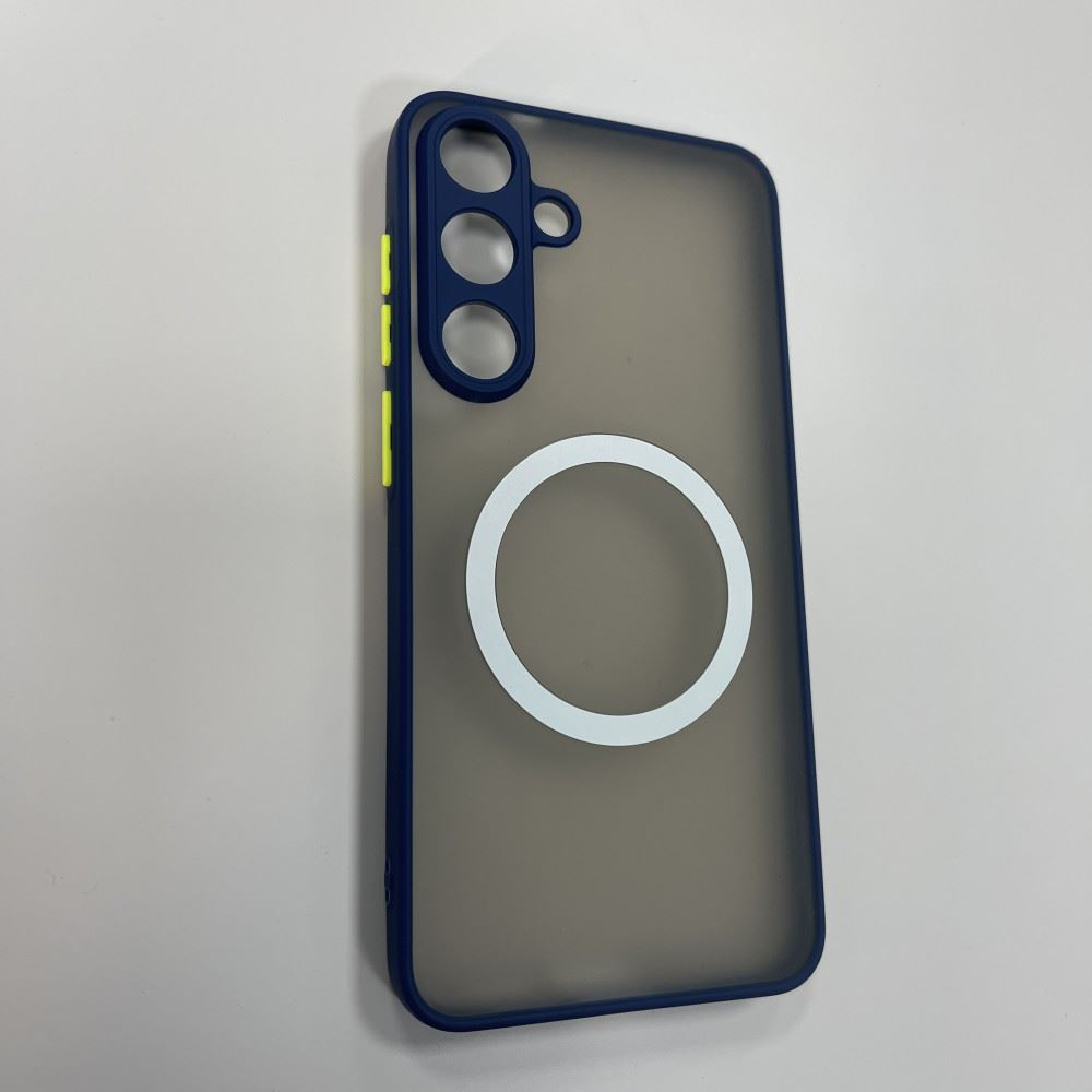 Cellect Samsung Galaxy S25 Plus mágneses műanyag tok kék-zöld (CEL-MATTM-S25P-BLG) (CEL-MATTM-S25P-BLG)