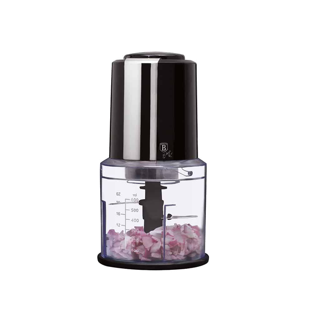 Berlinger Haus BH/9379 2 az 1-ben mini Elektromos Aprító 0,6L 300 Watt - Fekete (BH/9379)