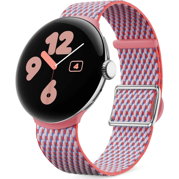 Google Pixel Watch 3 41mm Woven Band Peony okosóra szíj