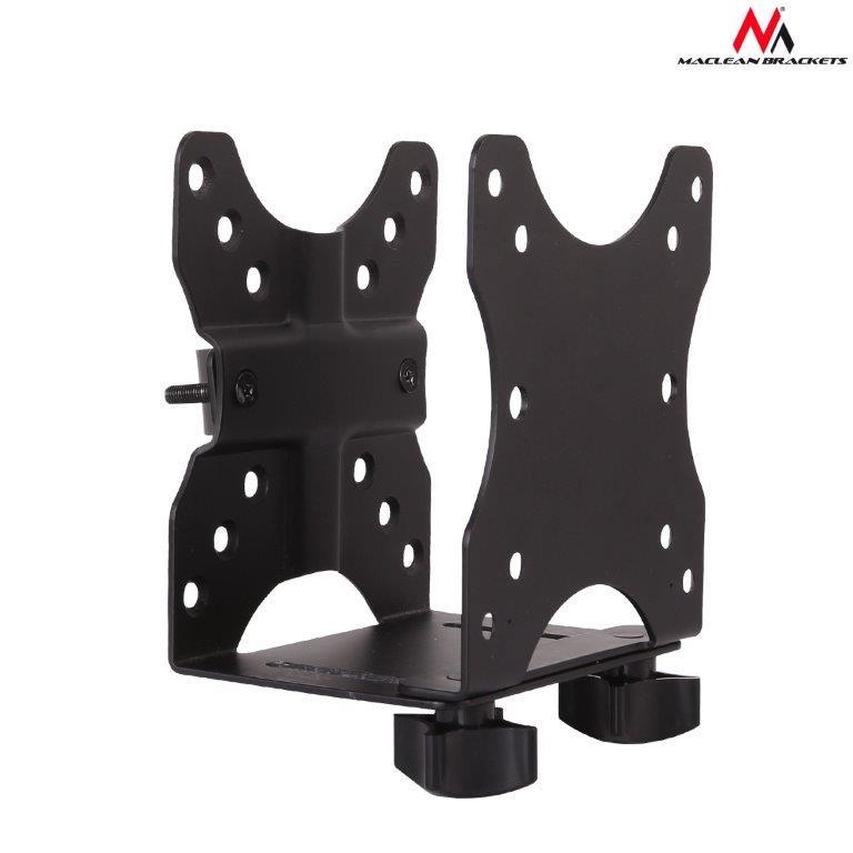 Maclean MC-720 NUC MAC mini CPU tartó konzol Fekete (MC-720)