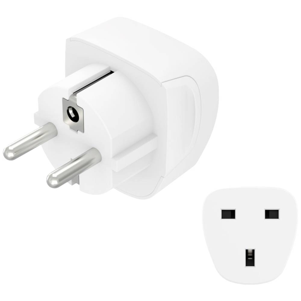 Hama 00223459 tápcsatlakozó átalakító E/F hibrid típus G típus (UK) Fehér (223459)