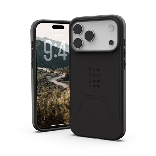 UAG Civilian MagSafe Apple iPhone 17 Pro Max hátlap tok, fekete (114546114040)
