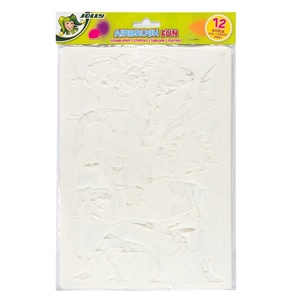Jolly Airbrush Fun 12 darabos sablon (4446-0002)