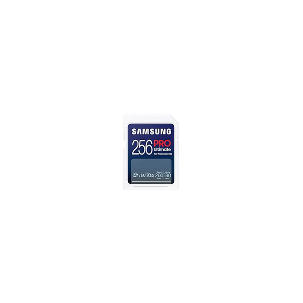Paměťová karta Samsung PRO Ultimate 2023 SD 256GB 200/130MB/s U3 + čtečka
