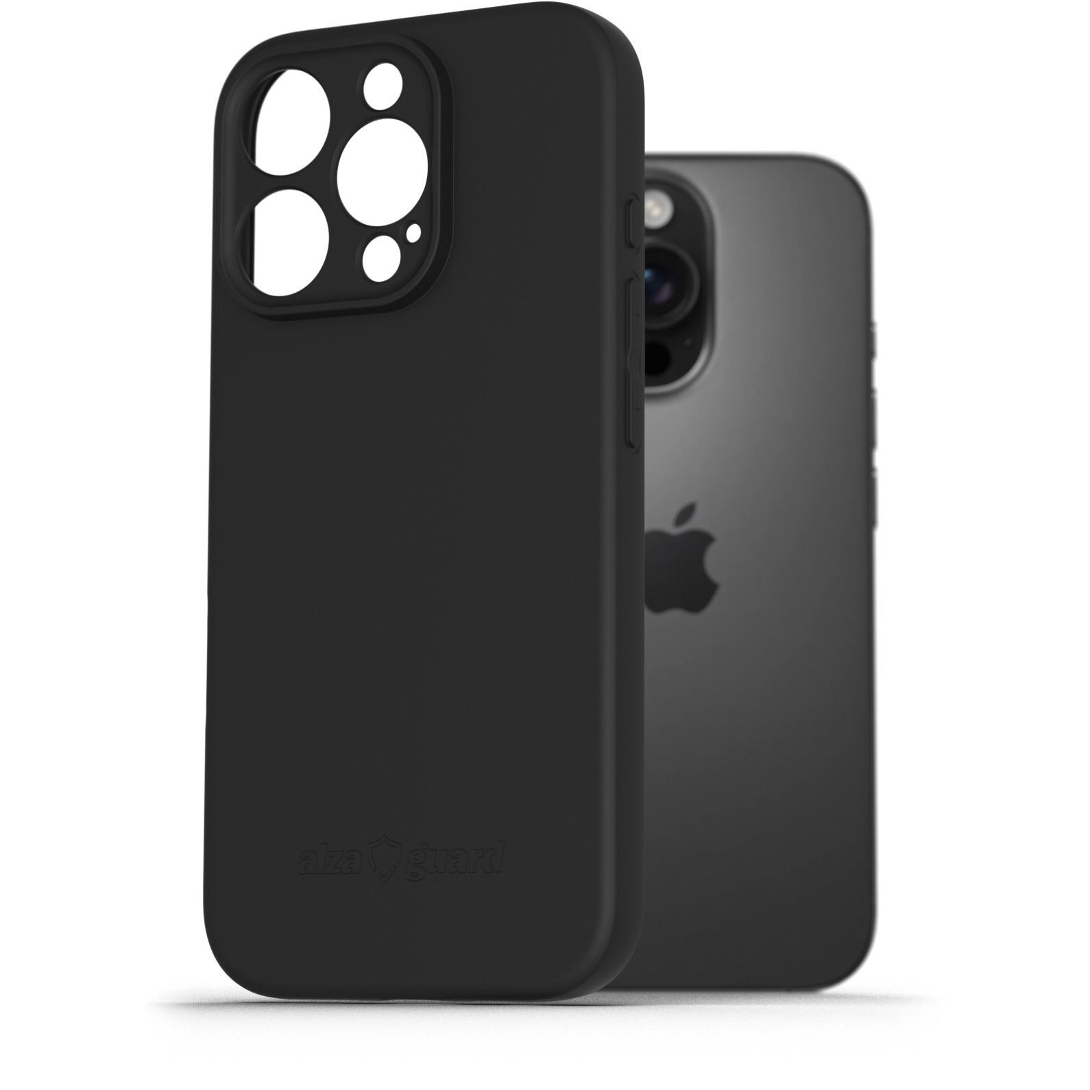 AlzaGuard Matte TPU Case iPhone 16 Pro fekete tok (AGD-PCT413B)
