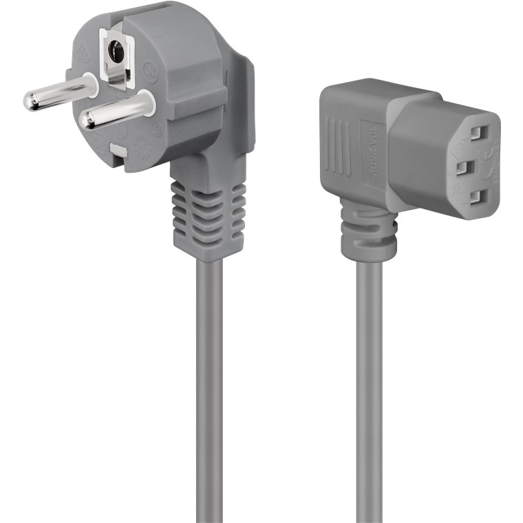 Goobay 50079 250V Hálózati tápkábel - 2m (50079)