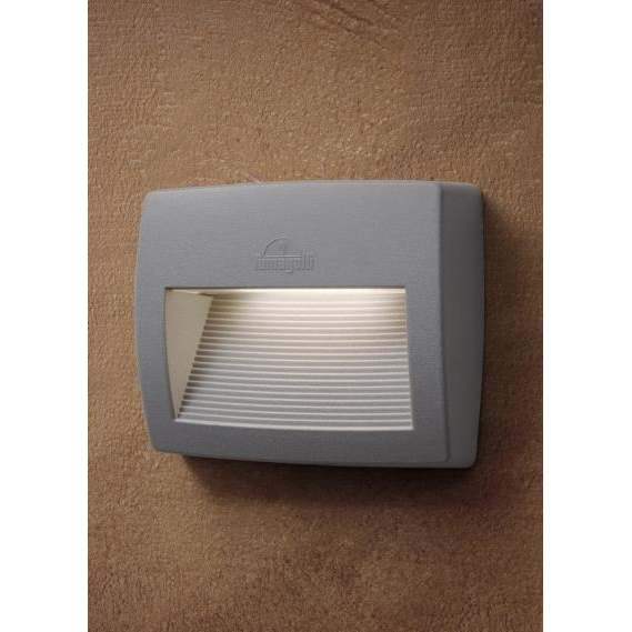 Fumagalli LORENZA 190 LED 3K R7S kültéri falilámpa szürke (AS2.000.000.LXK1R) (AS2.000.000.LXK1R)
