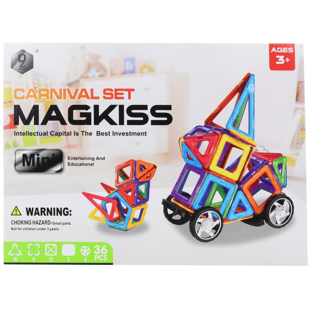 Lamps Mágneses építőjáték, 36 db (8592386124484)