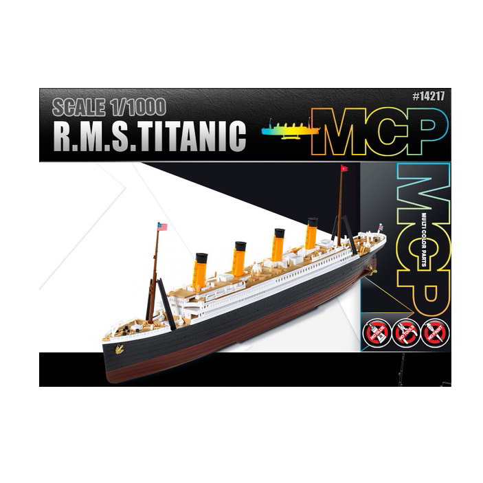 Academy R.M.S TITANIC MCP hajó műanyag modell (1:1000) (MA-14217)